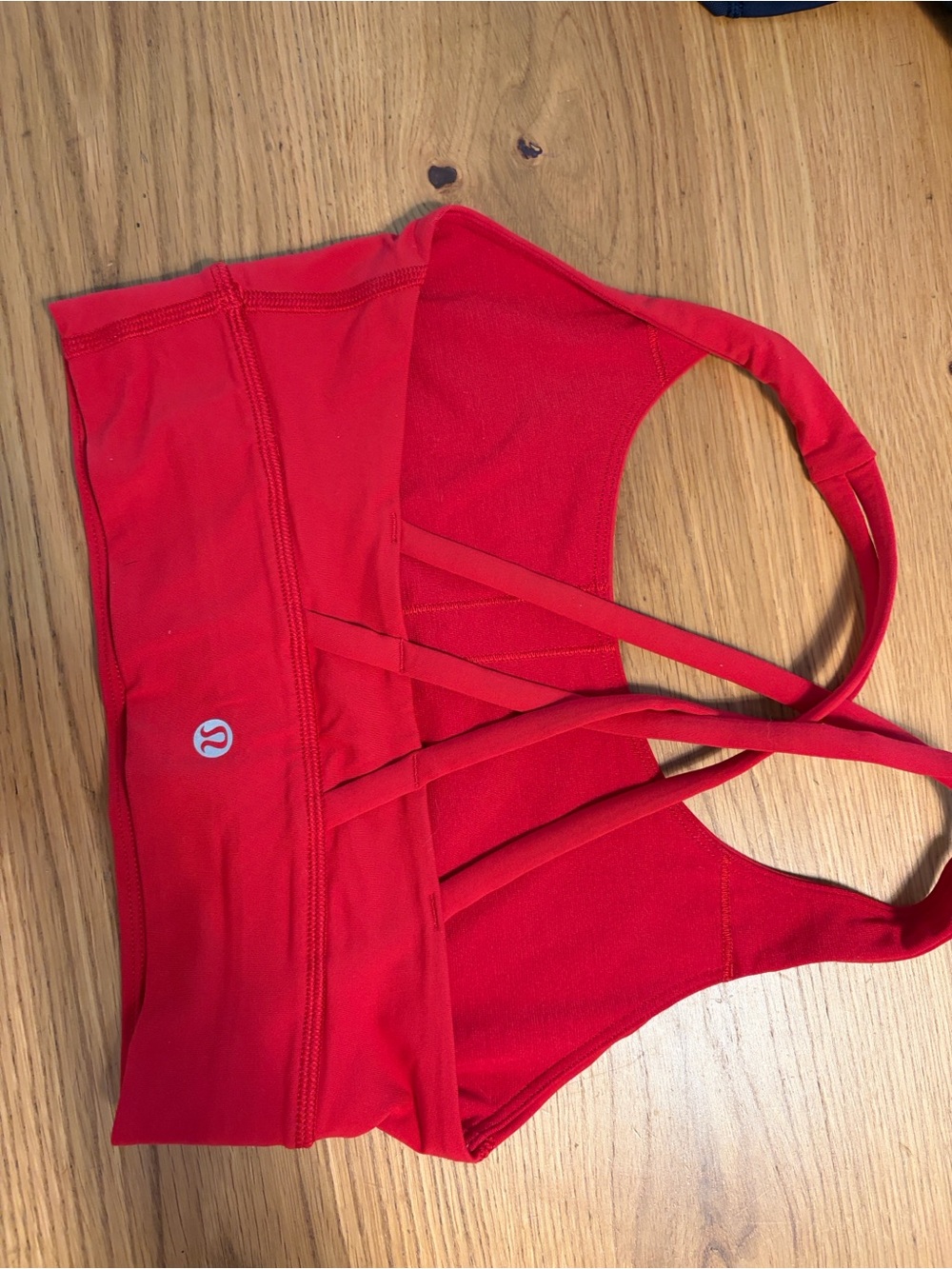 Lululemon Dark Red Matching Legging and Sports Bra Set - Picture 6 of 7